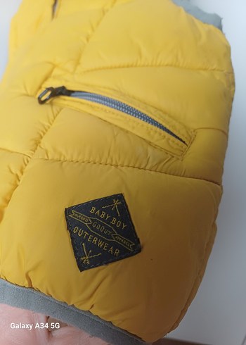 zara Sarı Fermuarlı Erkek Çocuk Yelek - Görsel 4