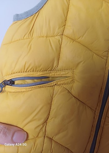 zara Sarı Fermuarlı Erkek Çocuk Yelek - Görsel 2