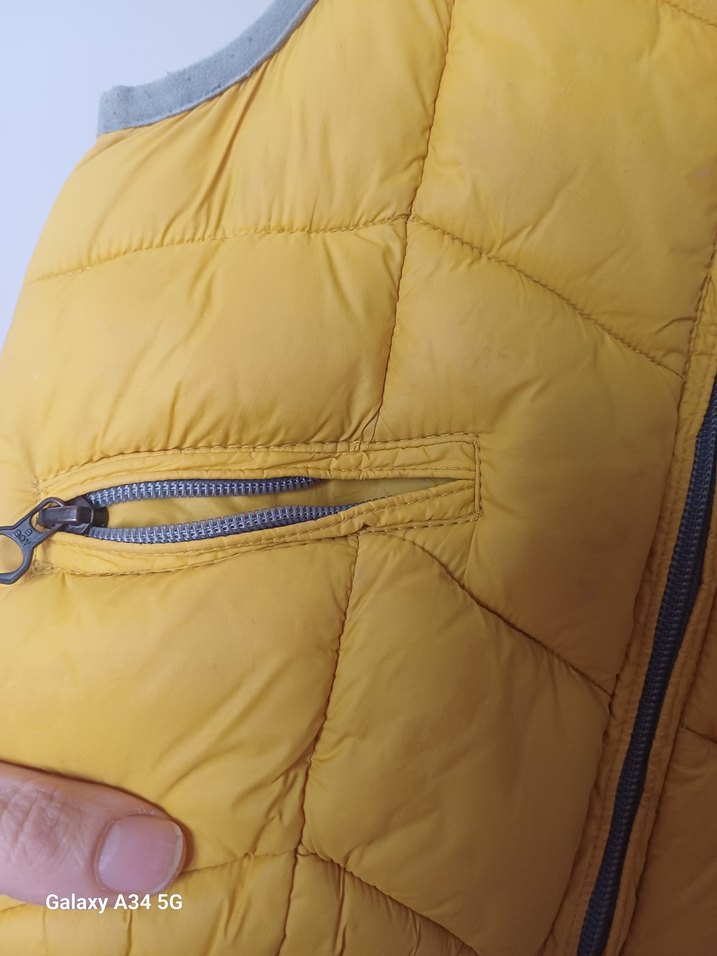 zara Sarı Fermuarlı Erkek Çocuk Yelek - Görsel 2