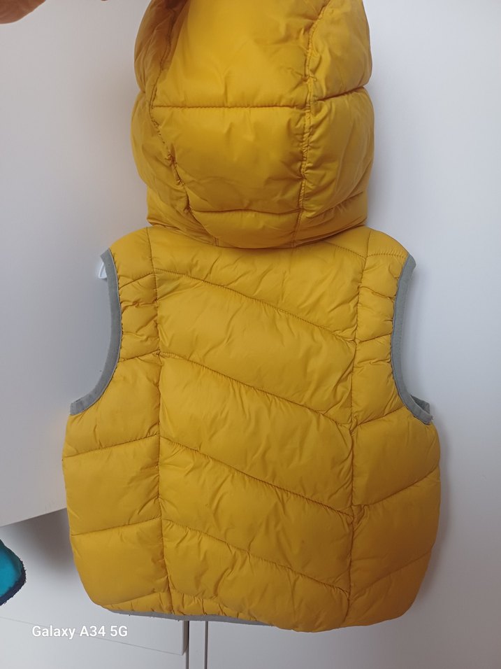 zara Sarı Fermuarlı Erkek Çocuk Yelek - Görsel 5