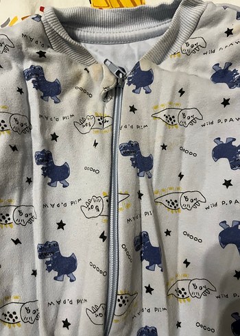 Dinazorlu Fermuarlı Bebek Tulum - Görsel 2