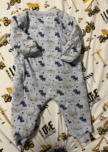 Dinazorlu Fermuarlı Bebek Tulum - Görsel 3