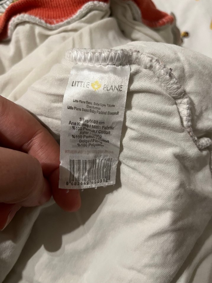 Renkli Desenli Bebek Tulumu, Fermuarlı, Uzun Kollu - Görsel 5