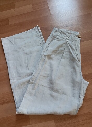 Bershka Bershka keten pantolon