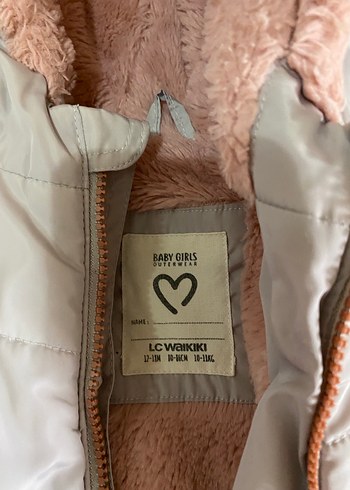 Kız Çocuk Gri Kürklü Mont - Görsel 5