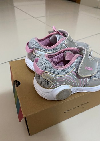 Vicco Kız Çocuk Pembe Bağcıksız Spor Ayakkabı - Görsel 3