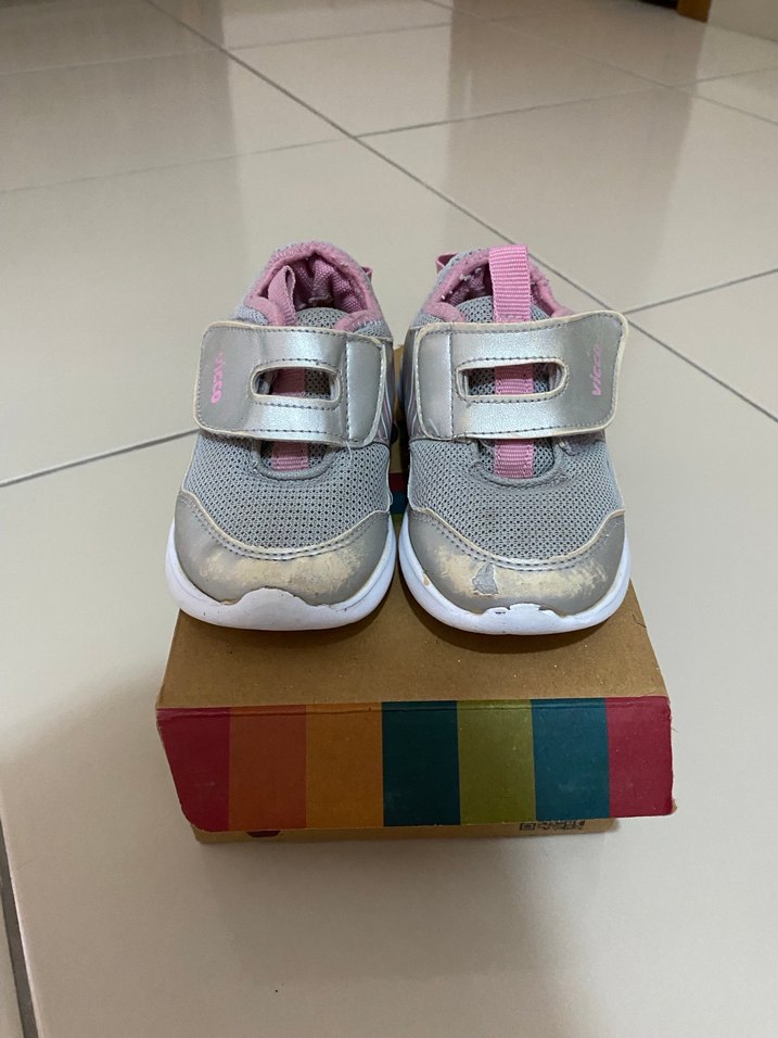 Vicco Kız Çocuk Pembe Bağcıksız Spor Ayakkabı - Görsel 2