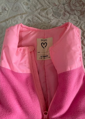 Kız Bebek Pembe kayak tulumu - Görsel 2