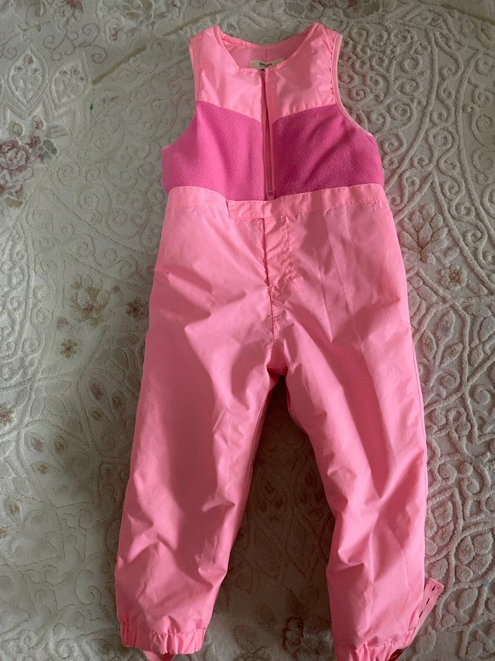 Kız Bebek Pembe kayak tulumu - Görsel 3