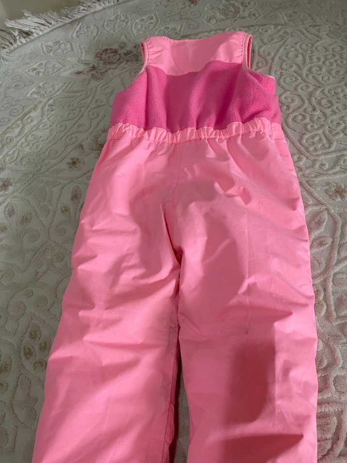 Kız Bebek Pembe kayak tulumu - Görsel 4