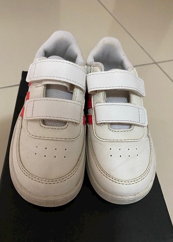 Kız Çocuk Beyaz Adidas Spor Ayakkabı - Görsel 5