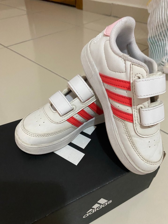 Kız Çocuk Beyaz Adidas Spor Ayakkabı - Görsel 2