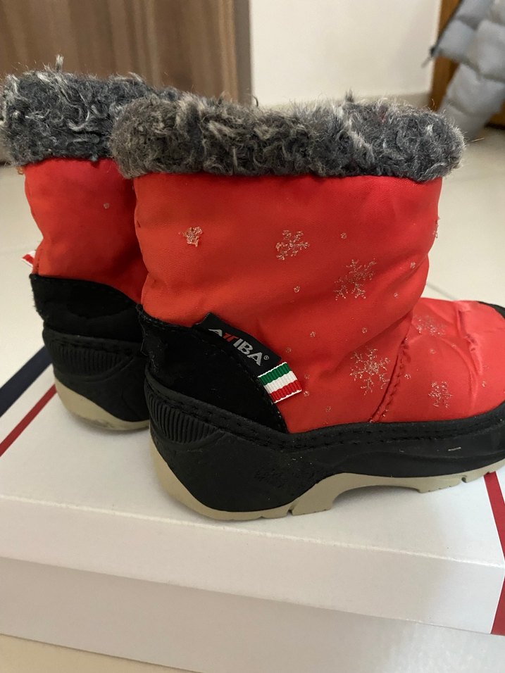 Kar botu Atiba italyan kız çocuk yünlü - Görsel 3