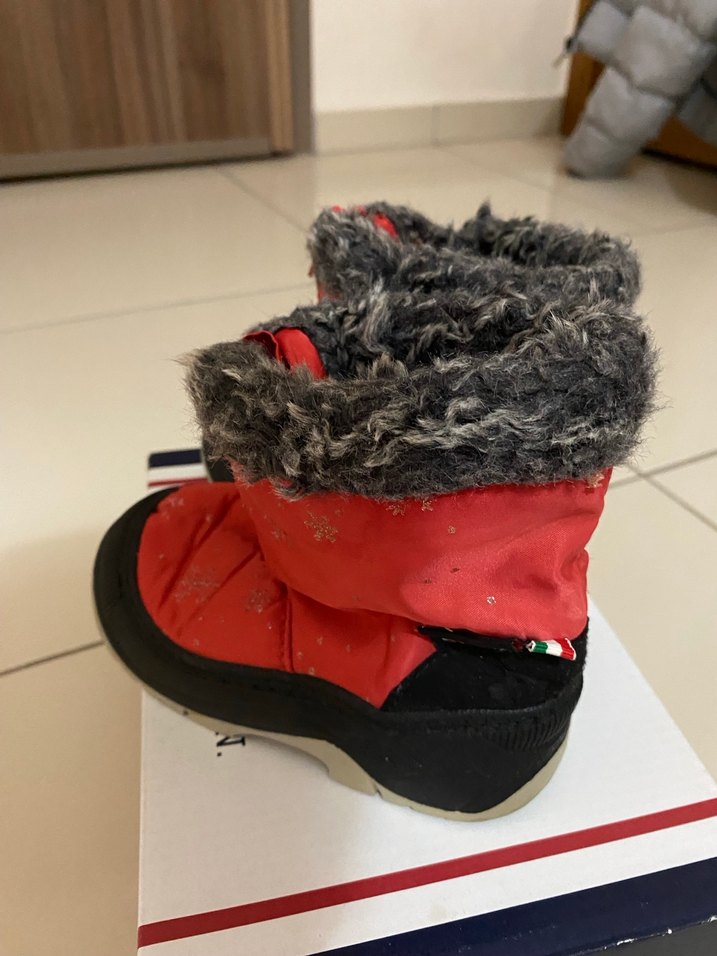 Kar botu Atiba italyan kız çocuk yünlü - Görsel 4