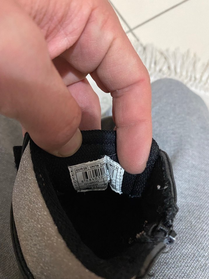 Siyah Kız Çocuk Punk Tarzı Botlar - Görsel 5