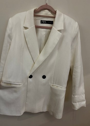 Zara Ekru Blazer Ceket
