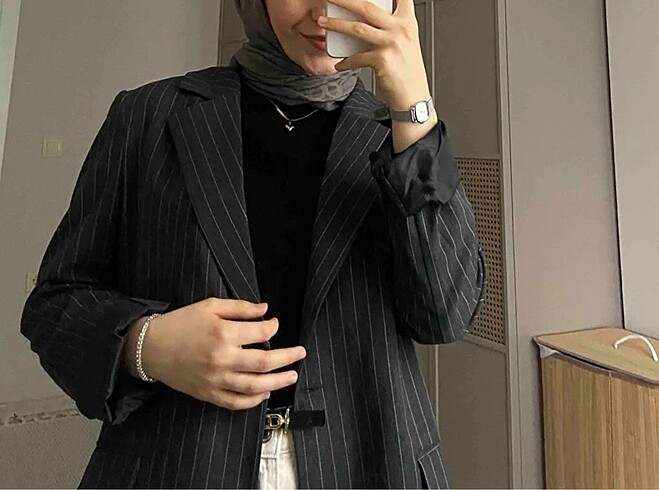 Trendyol & Milla Trendyol Milla Çizgili Blazer