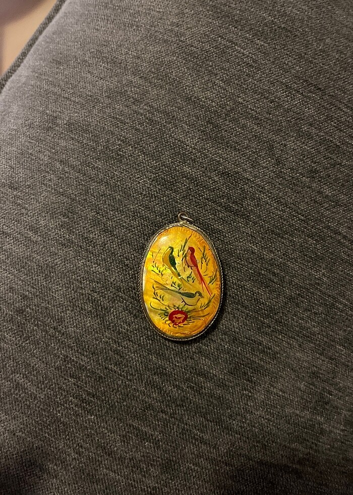 SEDEF İKİ TARAFLI KOLYE UCU ANTİKA - Görsel 3