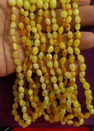 Şifa Kaynağı Bebek kehribar kolyesi