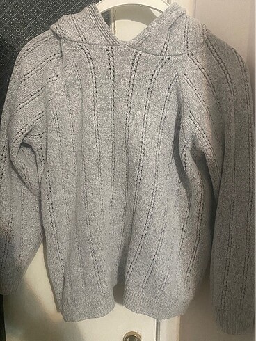 Gri triko sweatshirt