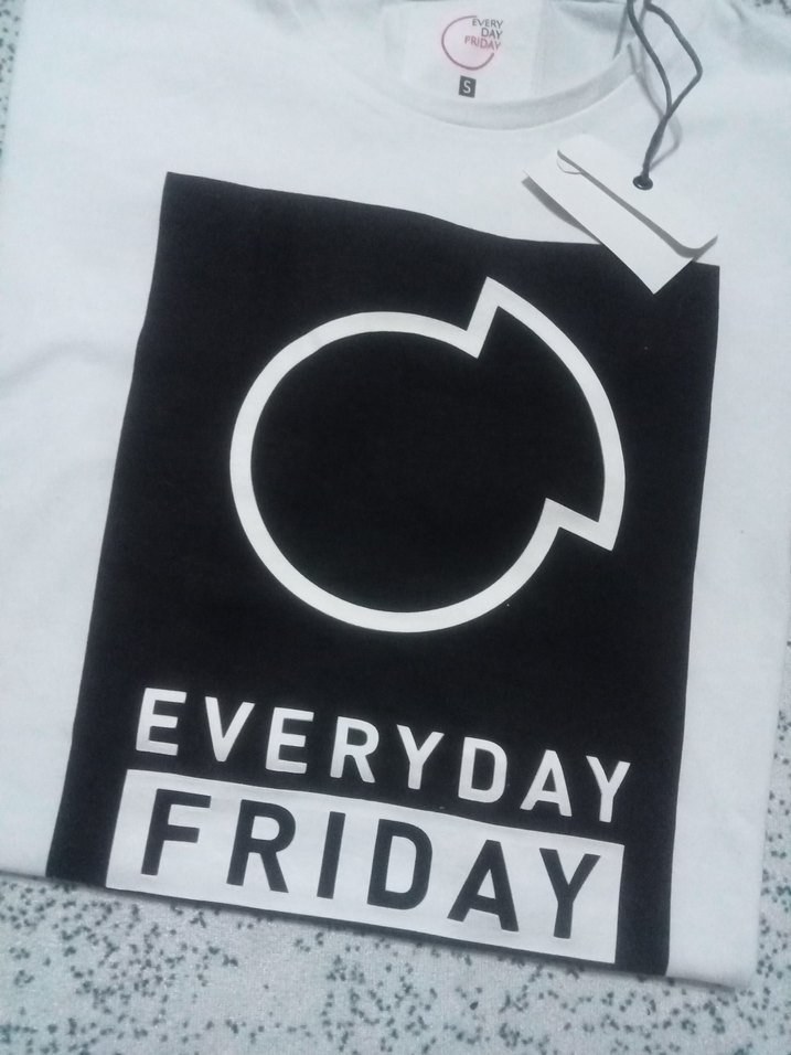 Beyaz Baskılı  Tişört - Görsel 2