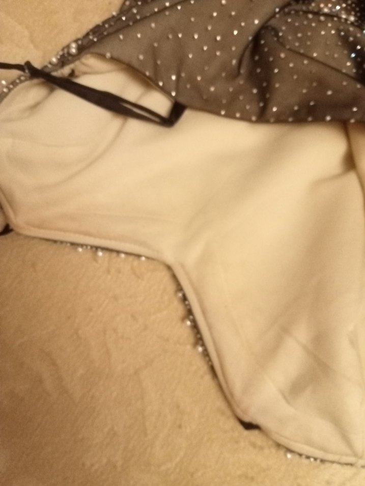 Siyah Drapeli Midi Abiye Elbise - Görsel 3