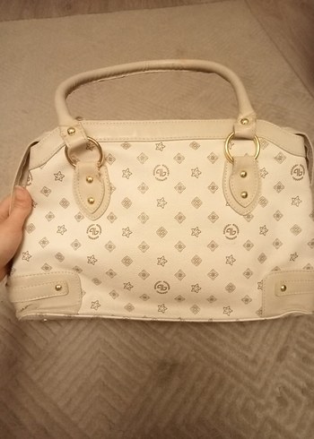 Beyaz Deri Kadın Omuz Çantası - Görsel 3