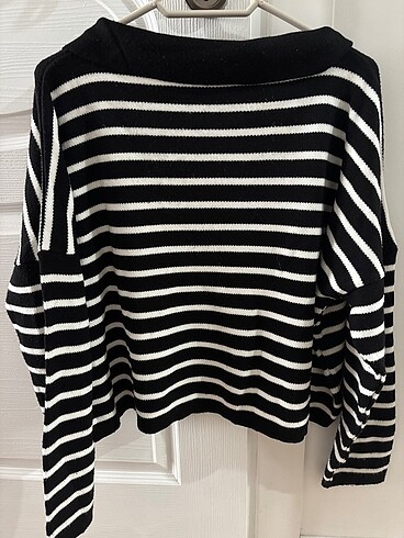 Polo Yaka Oversize Kazak - Görsel 3