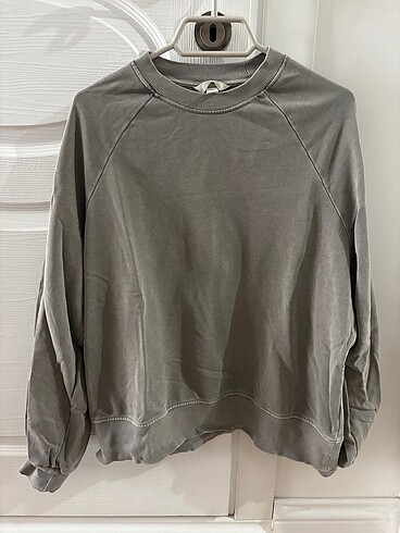 H&M Gri Sweatshirt