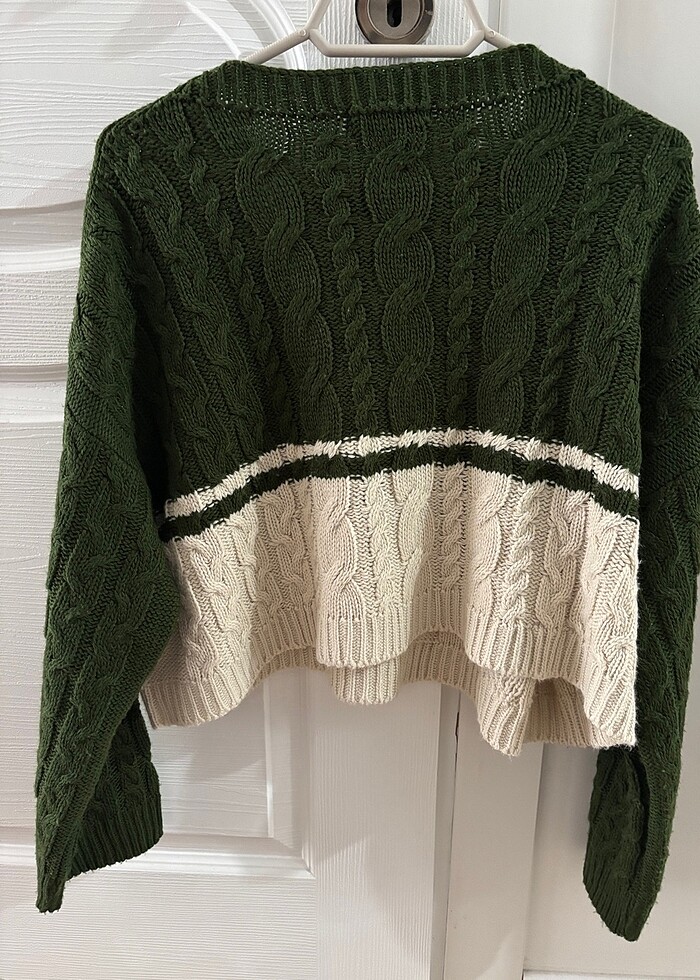 Stradivarius Haki Kazak - Görsel 3