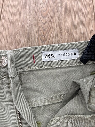 Zara Yeşil Mom Jean - Görsel 2
