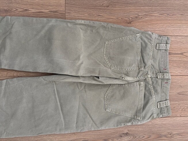 Zara Yeşil Mom Jean - Görsel 4