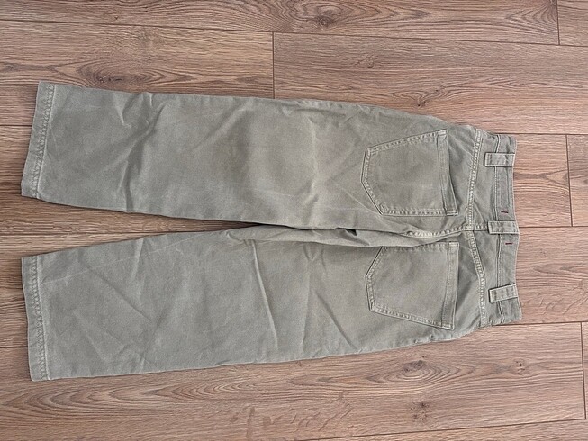 Zara Yeşil Mom Jean - Görsel 5