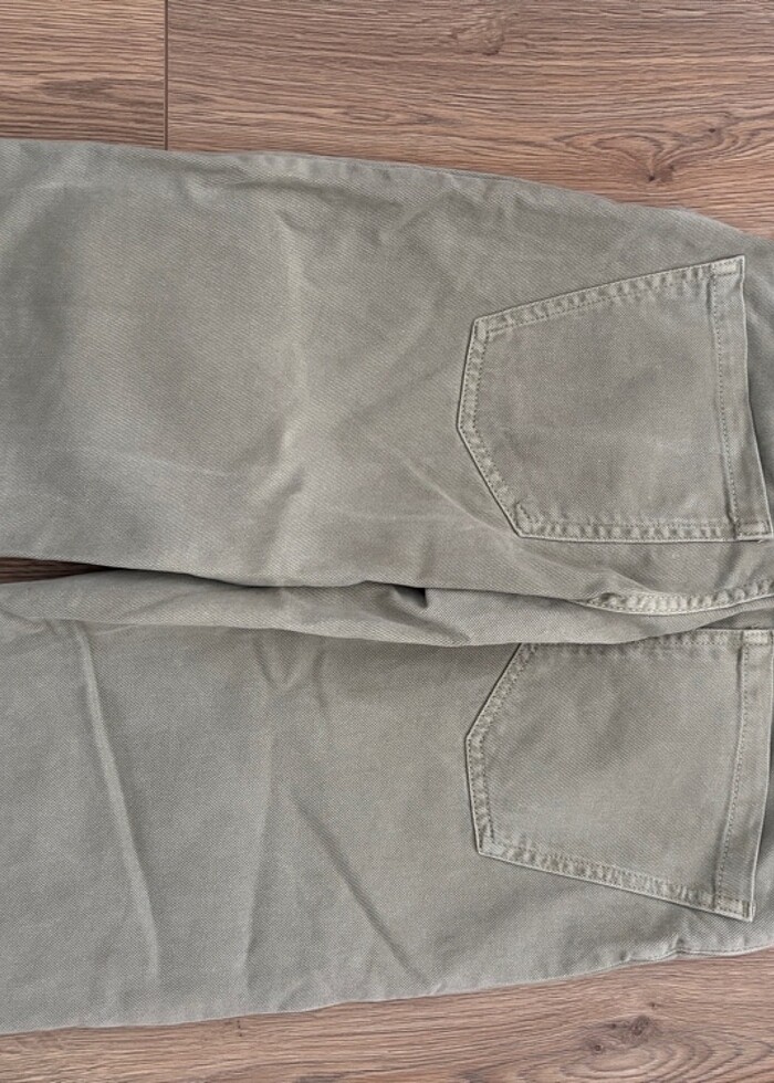 Zara Yeşil Mom Jean - Görsel 4