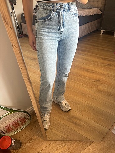 Stradivarius Straight Jean - Görsel 7