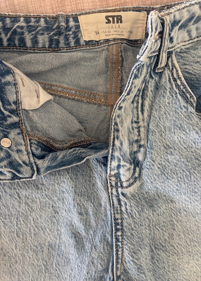 Stradivarius Straight Jean - Görsel 3