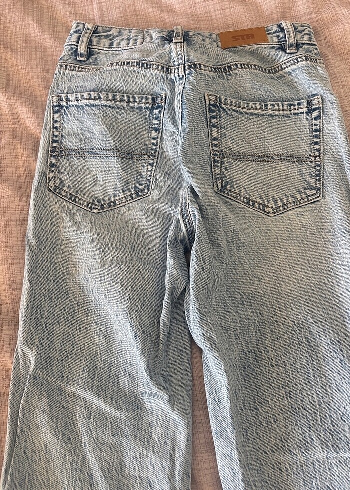 Stradivarius Straight Jean - Görsel 5
