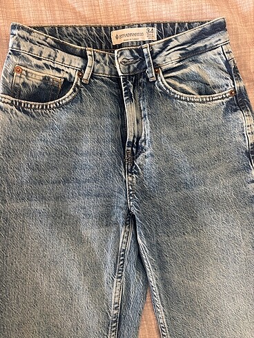 Stradivarius D98 Straight Jean - Görsel 4