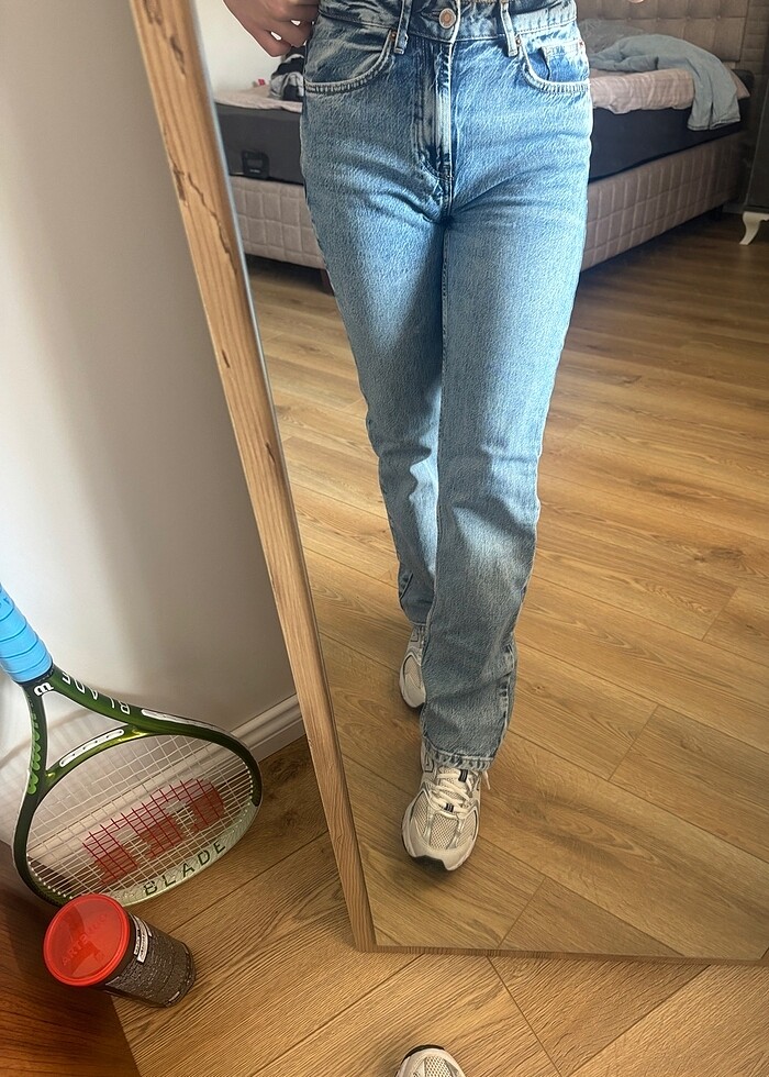 Stradivarius D98 Straight Jean - Görsel 2