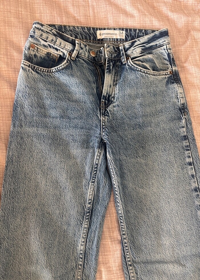 Stradivarius D98 Straight Jean - Görsel 3