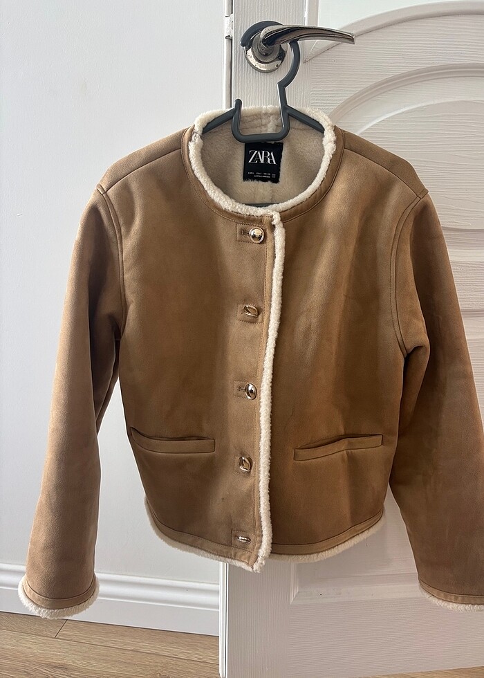 Zara Kadın İçi Yünlü Ceket - Görsel 2