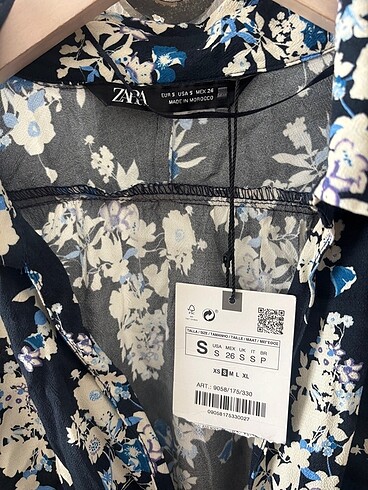 Zara Çiçekli Elbise - Görsel 2