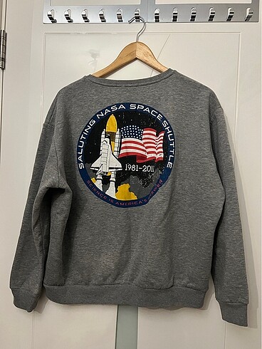 Diğer Nasa baskılı sweatshirt