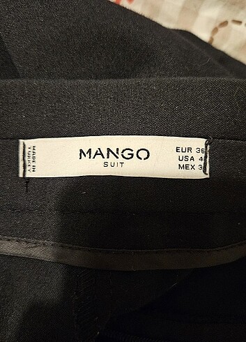 Mango Mango suit siyah iş pantolonu yeni