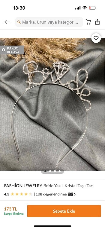 Bride tacı