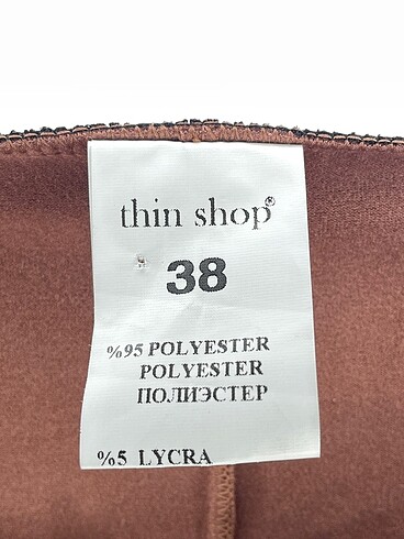 38 Beden kahverengi Renk Vintage Love Tayt / Spor taytı %70 İndirimli.