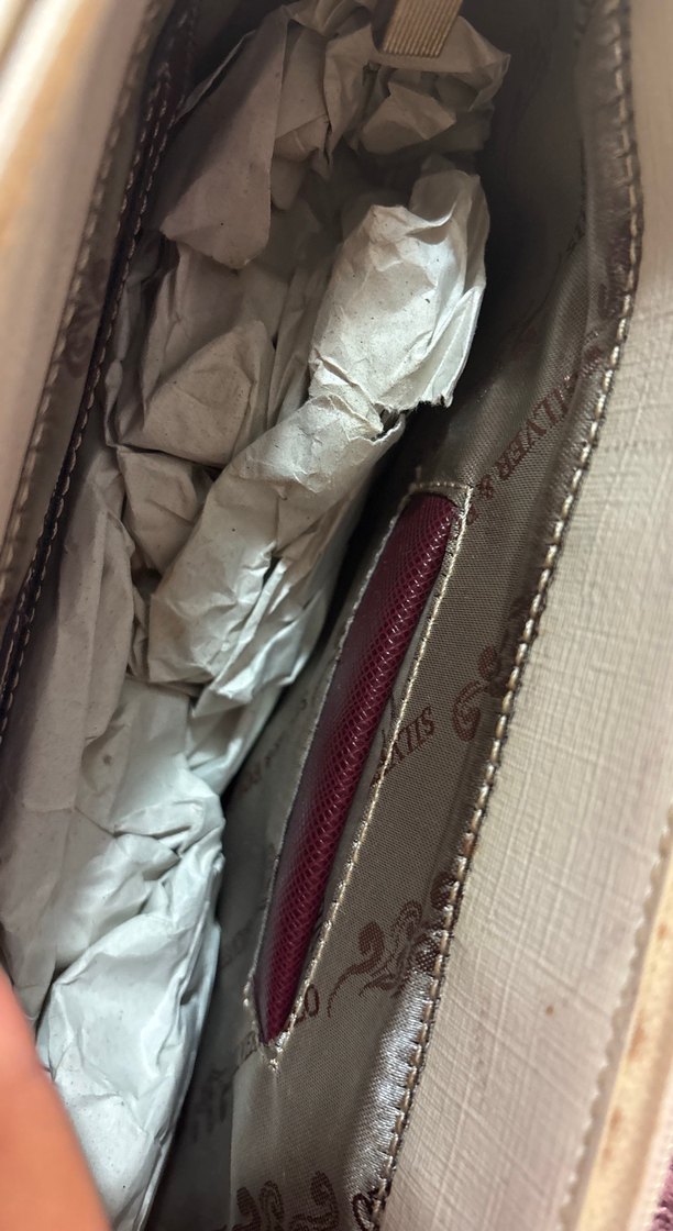 Bordo Deri Tokalı Kadın Çantası - Görsel 3