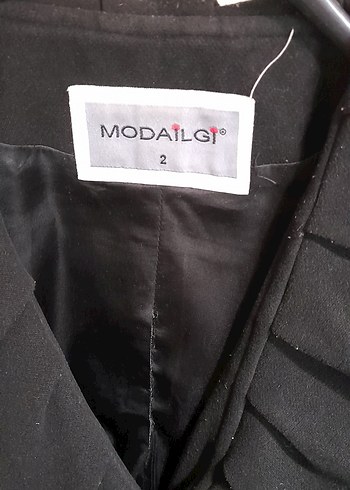 Siyah Çift Düğmeli Kaban - Görsel 4