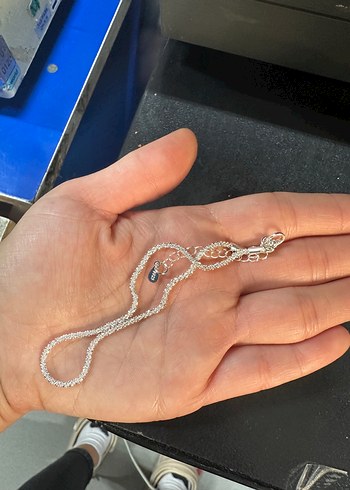 Beden gri Renk 925 ayar kadın gümüş bileklik