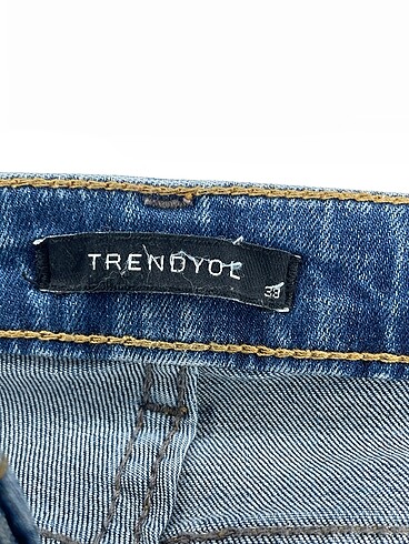 38 Beden mavi Renk Trendyol & Milla Jean / Kot %70 İndirimli.
